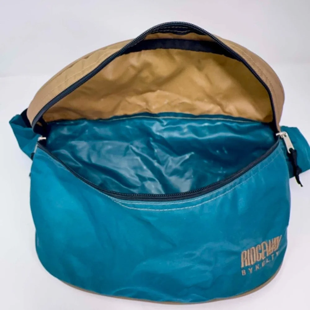 Kelty Caboose Fanny Pack Belt Bag Waist Bag Green Tan‎ Outdoor Travel Hiking